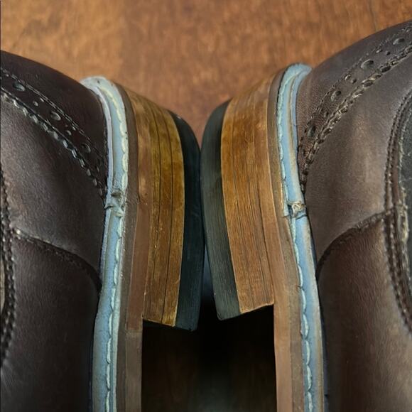 Florsheim Men’s Brown Leather Chelsea Boots, Beautiful Reddish Brown, Size 11.5 main image 14
